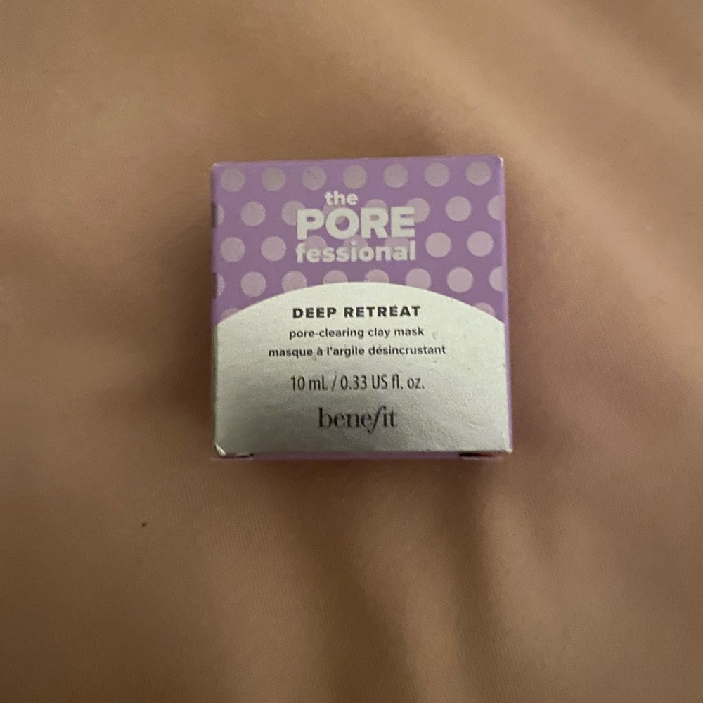 Clay face mask